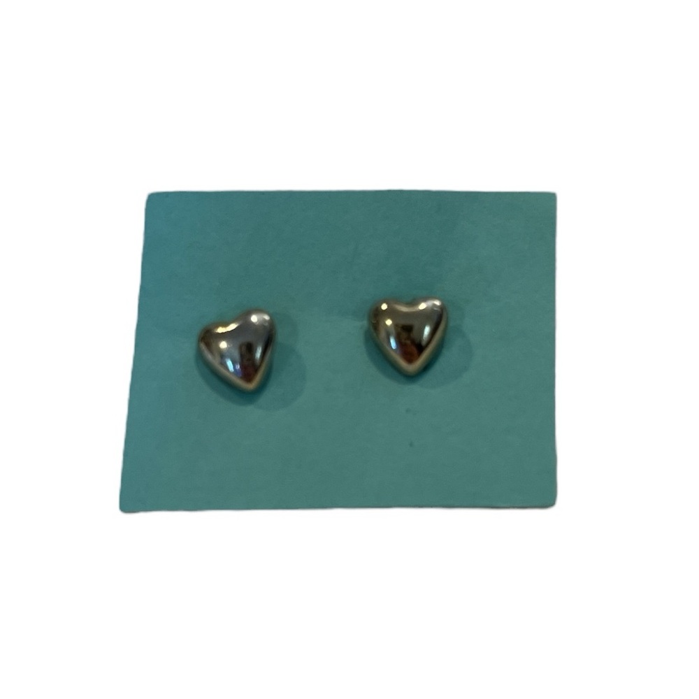 Silver Heart Earrings